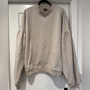 Balenciaga Pierced Round Sweatshirt